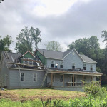 The siding is going up!