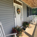 Our inviting front porch...
